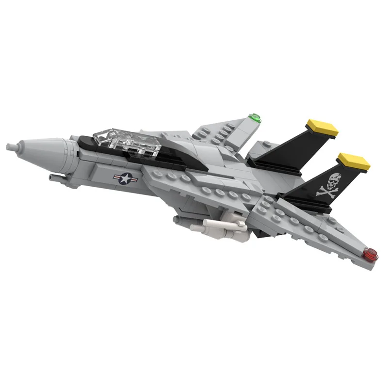 MOC Mini Swing Wing Fighter Blocks, Military Jet Model, Chinese DIY Bricks for Assembly & Collection Gifts