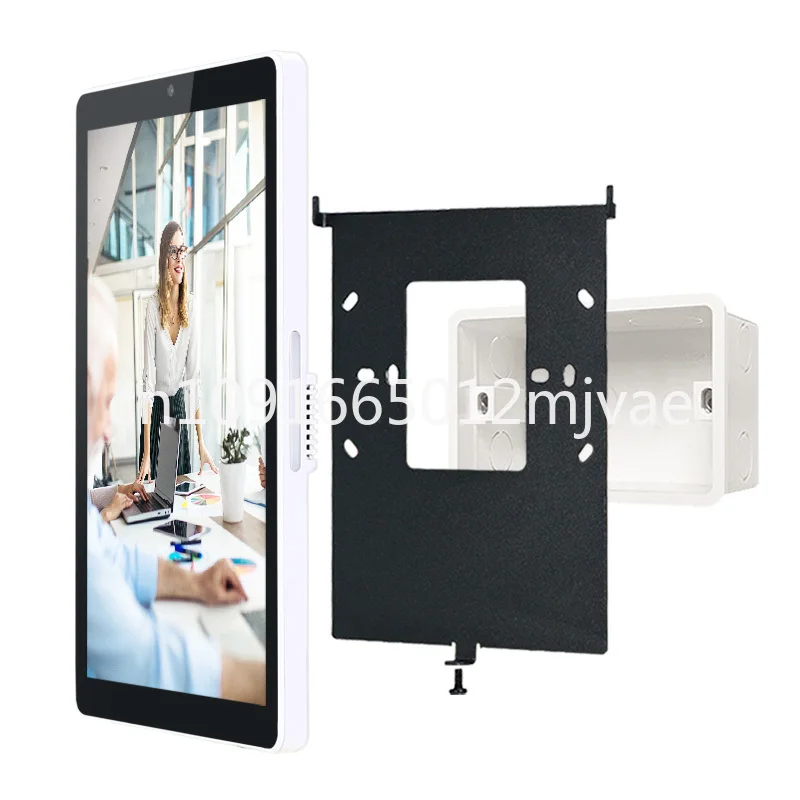 Pre-sell new 8 inch embedded wall mount smart POE tablet with LED light bar