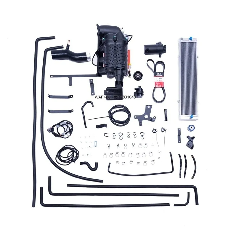 High Efficiency 4 Cylinder Supercharger Twin Screw Supercharger Kit for 2.7L