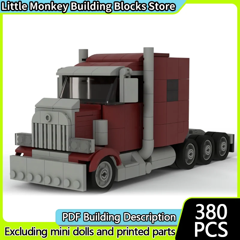 

City Car Model MOC Building Bricks Classic City Semi Truck Modular Technology Children Holiday Gifts Assemble Toys Suit