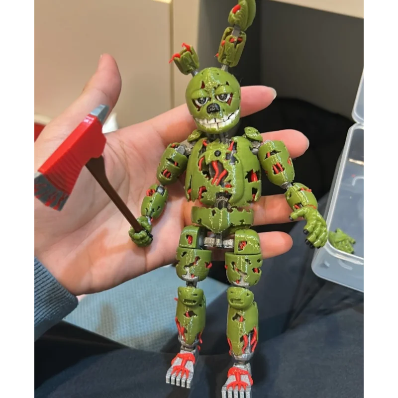 

Горячая новинка, 3d печатная модель, зеленый кролик, весенняя ловушка от мертвых лет, игра, Коллекционная фигурка, украшение, модель, игрушка, подарки