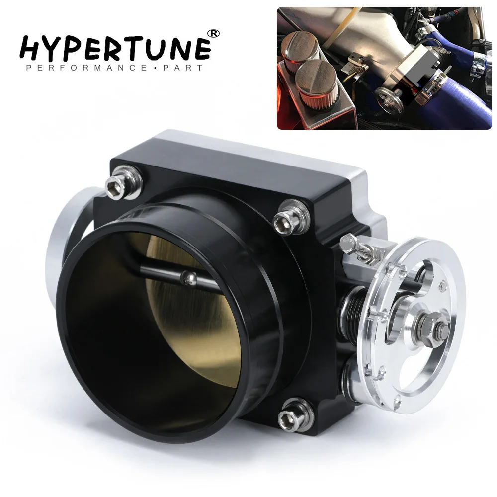 Hypertune - NEW 90MM THROTTLE BODY PERFORMANCE INTAKE MANIFOLD BILLET ALUMINUM HIGH FLOW HT6990