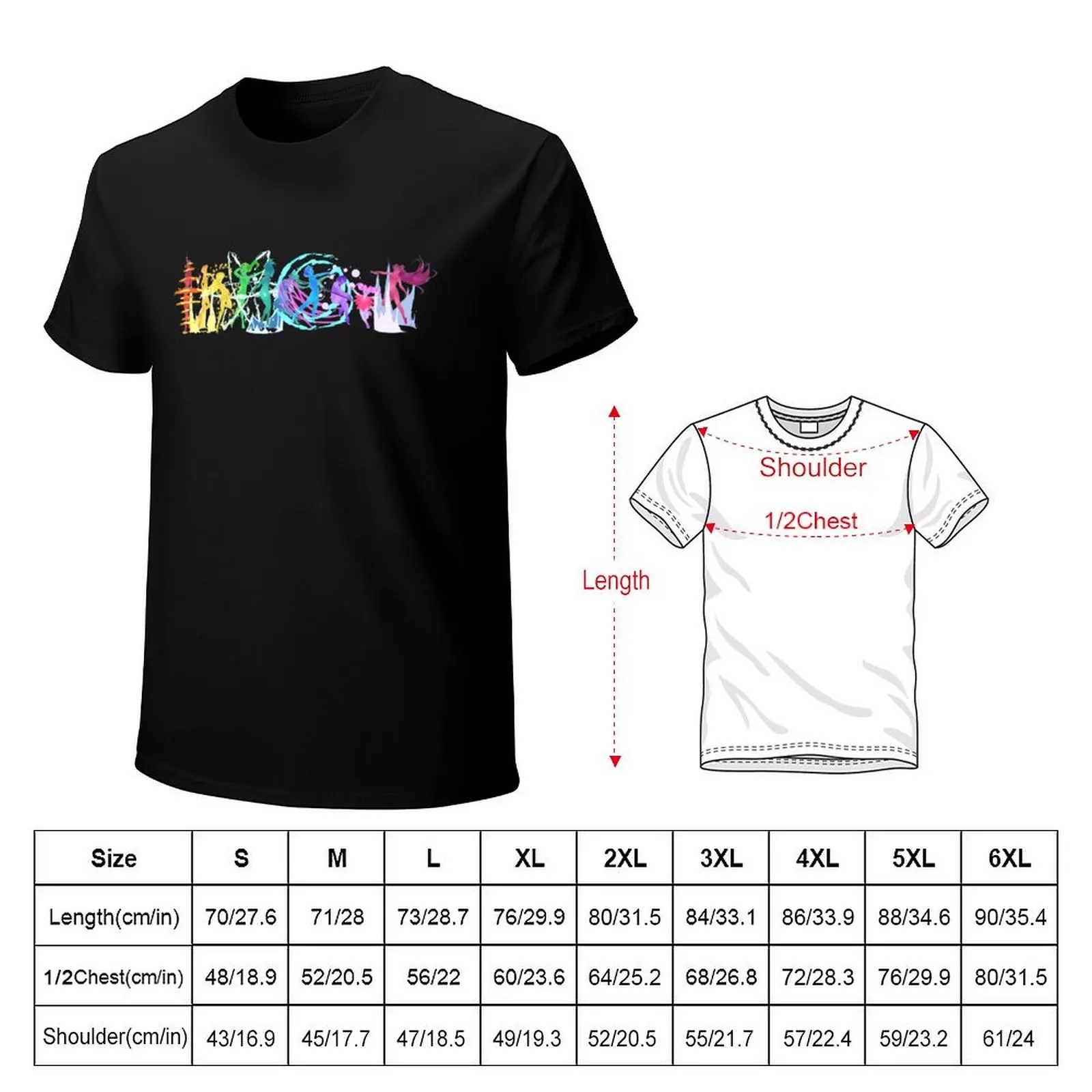 Senshi Rainbow T-Shirt vintage funnys rapper graphic tees cute clothes vintage t shirt men