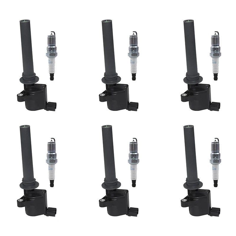 

Ignition Coil Spark Plug Kit For MAZDA MPV 3.0 2002-2006 TRIBUTE 2000-2008 FORD ESCAPE TAURUS 1L8Z12029AA 2M2E12A366AC AJ0318100