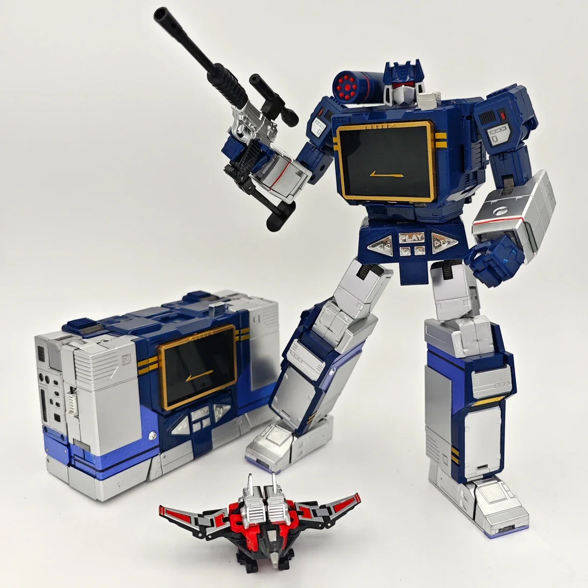 THF Transforming Toys Soundwave Six Tape Troop G1 Mindwipe Rumble Frenzy Ravage Laserbeak Buzzsaw Limit KO Action Dolls  KBB