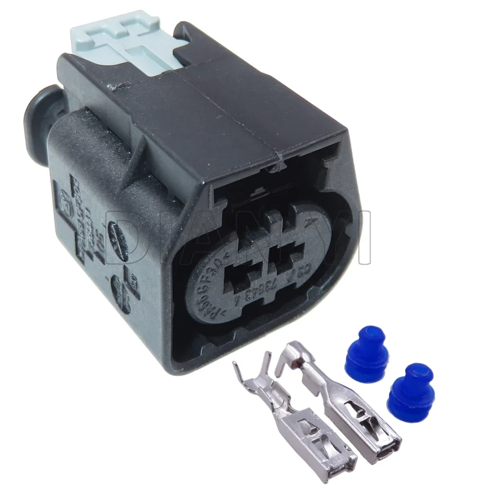 1 Set 2 Way Automobile Wiring Terminal Connector with Cables 09444024 AC Assembly Auto Cable Socket