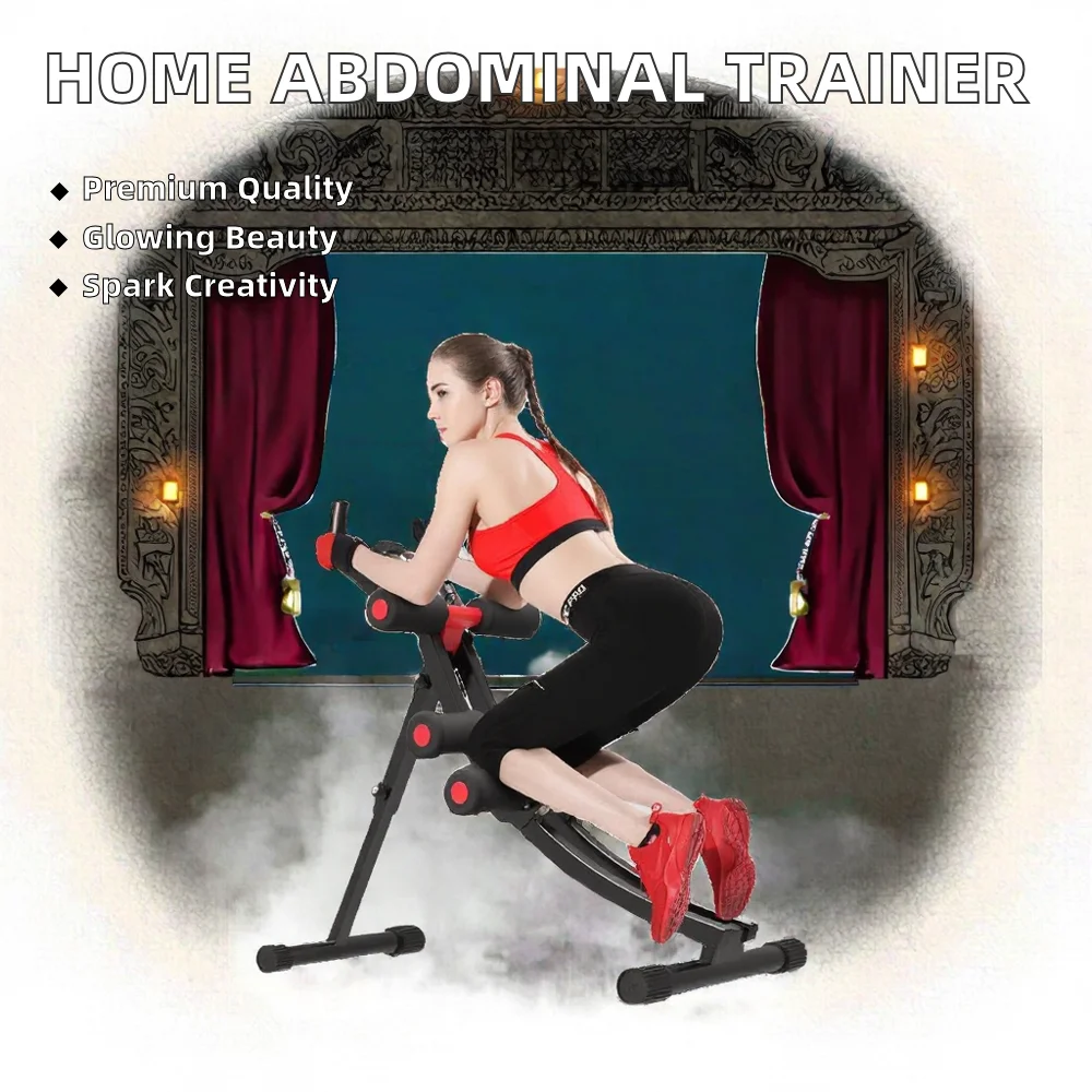 Factory Direct Sale Shuangpai Metal Home Use Body Building Abdominal Machine Indoor Work Trainer Crunch Machine