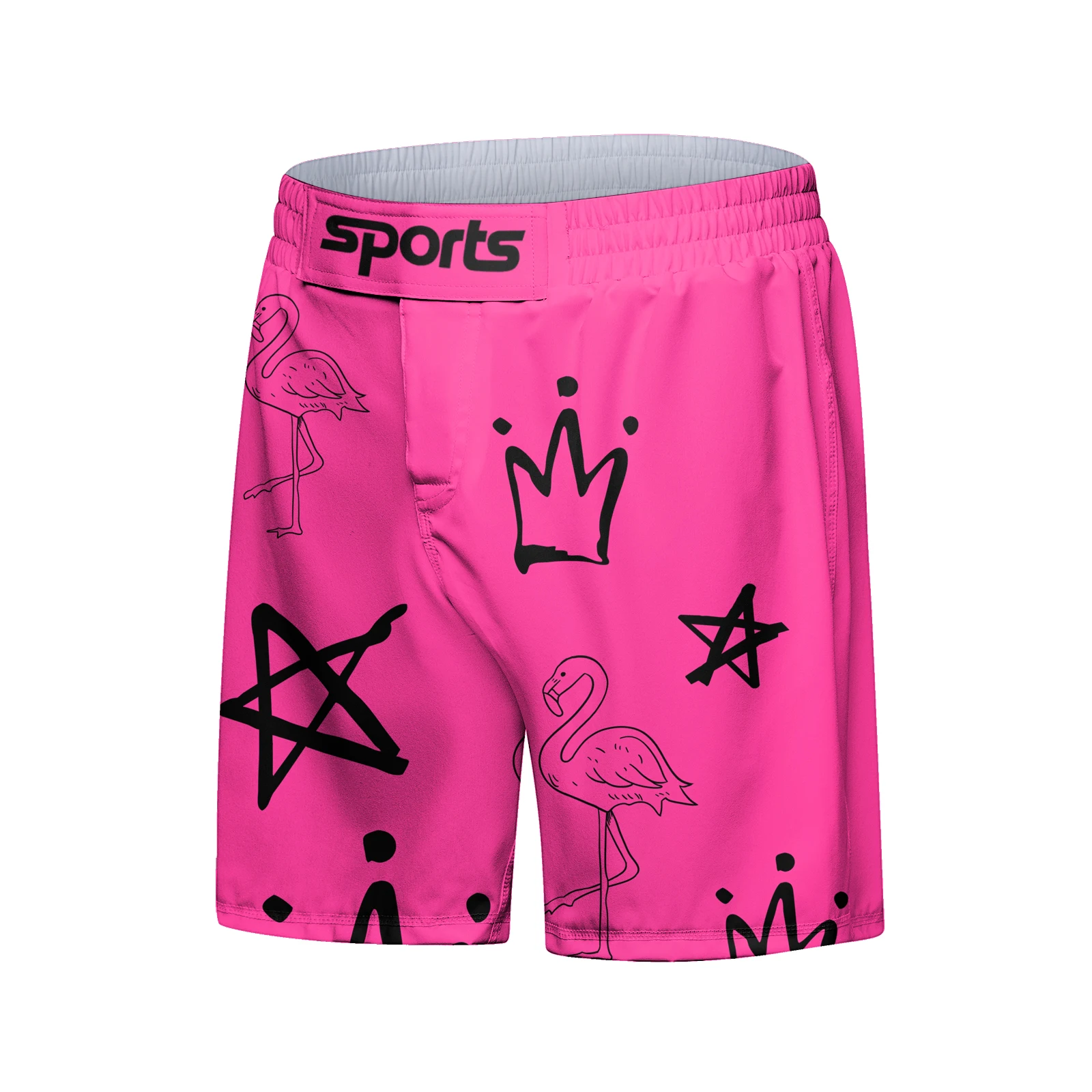 Cody Lundin hommes vêtements actifs rose athlétique T-shirt de gymnastique protection uv hommes éruption garde BJJ jiu jitsu éruption garde MMA grappin Shorts