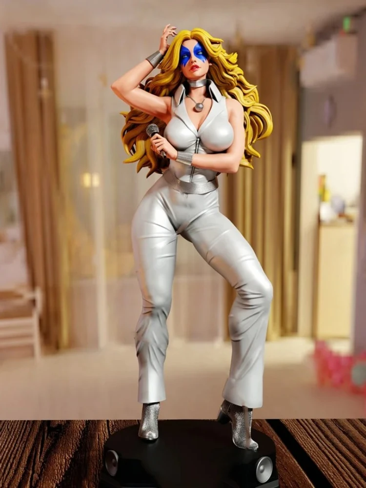 1/24 75mm  1/18 100mm Resin Model Kits Crazy Singer Figurine Sculpture Unpainted No Color RW-1141