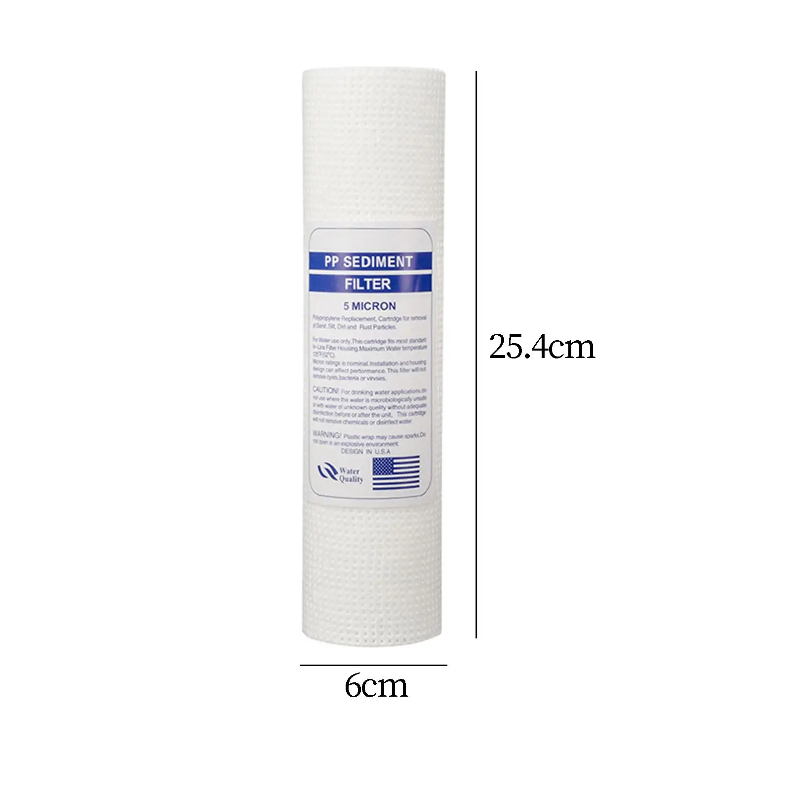 خرطوشة بديلة لترسب تصفية المياه في المنزل بأكملها مقاس 10 × 2.5 بوصة