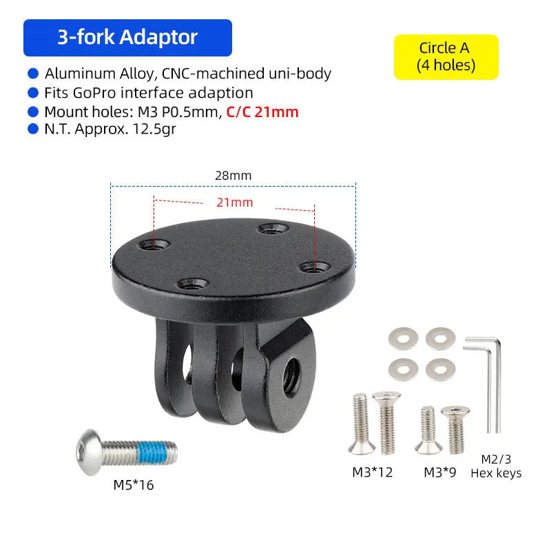 Fahrradcomputer-Montageadapter, Teile für Garmin Edge Bryton, kompatibel mit Gopro Sport Action Kamera, MTB, Rennrad, Zubehör