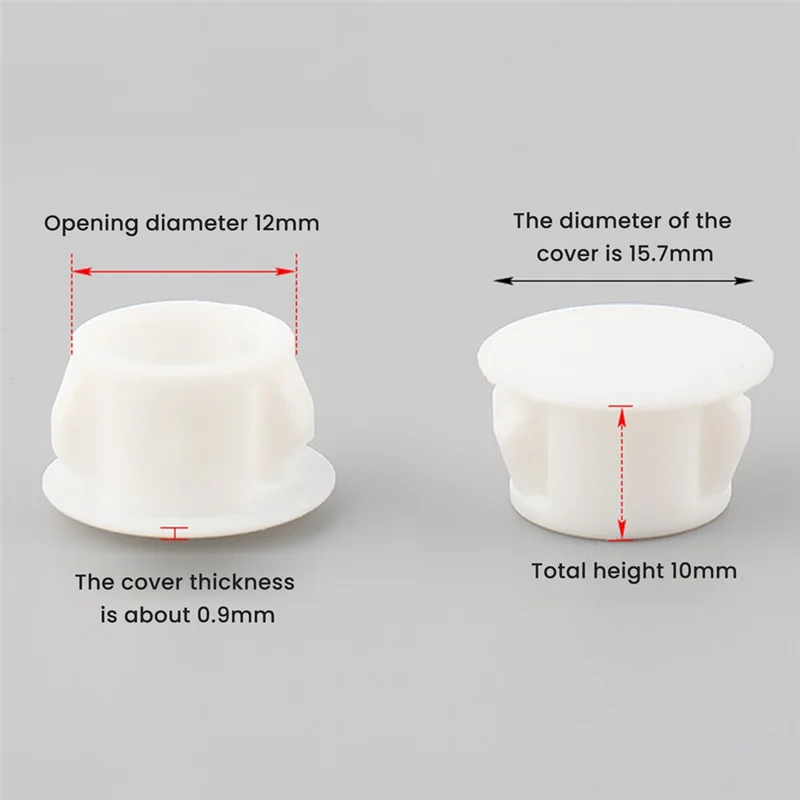 B23B 1 مجموعة 8 أحجام البلاستيك ثقب المقابس تشكيلة فلوش نوع المفاجئة في قفل أنبوب ثقب المقابس الأبيض #2