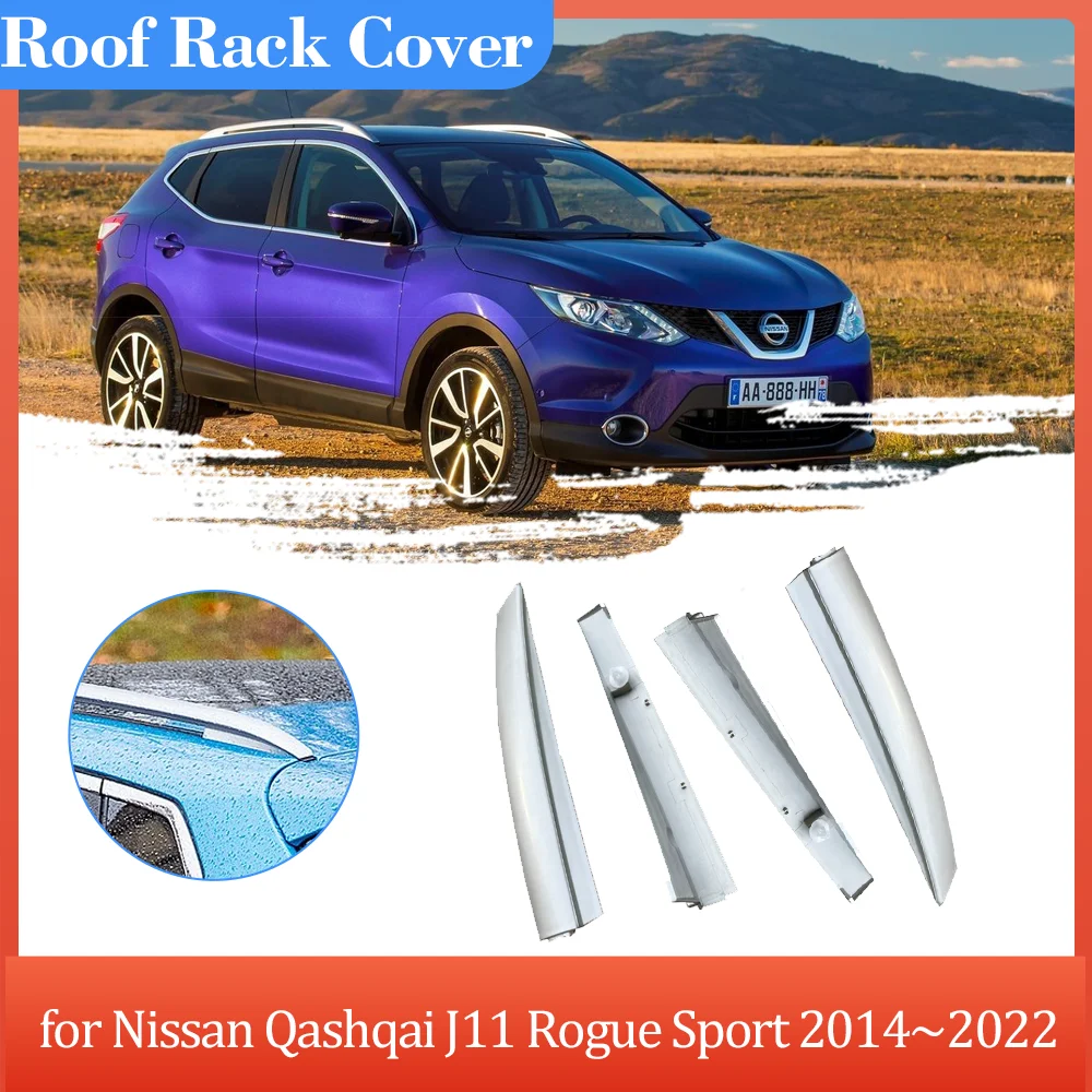 

Крышка багажника на крышу автомобиля для Nissan Qashqai J11 Rogue Sport 2014 ~ 2022 2015, часть багажника, направляющая, конец корпуса, накладка, аксессуары