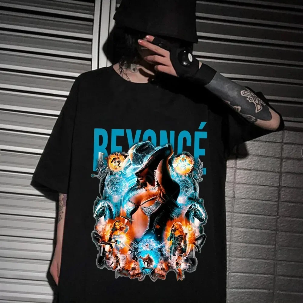 Beyonce Renaissance WorId Tour 2024 Shirts Man Woman T-Shirts Fashion Harajuku Hip Hop Tops