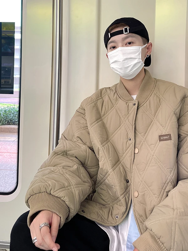 

Мужская куртка-пилот из хлопка в американском стиле, модная уличная одежда, ретро-стиль, японский дизайн, с декоративной молнией, из утолщенного полиэфирного волокна