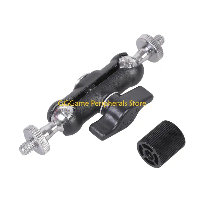 U55B مستقر 1/4 بوصة محول قابل للتعديل 1/4 أنثى إلى 1/4 ذكر برغي تمديد قضيب للكاميرا التخييم الخفيفة