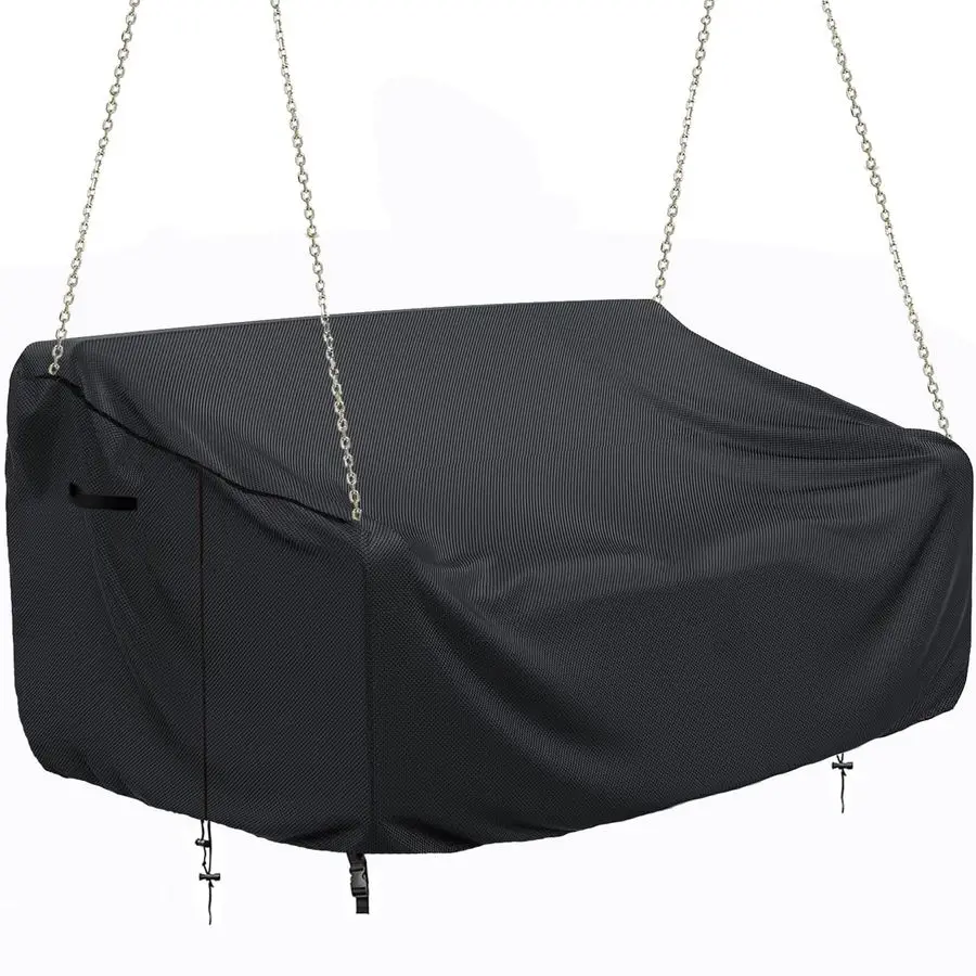 

Swing Cover Waterproof Outdoor Hanging Swing Cover Tear resistant All WeatherProof Patio Furniture Covers Black, 85x45x3224inch