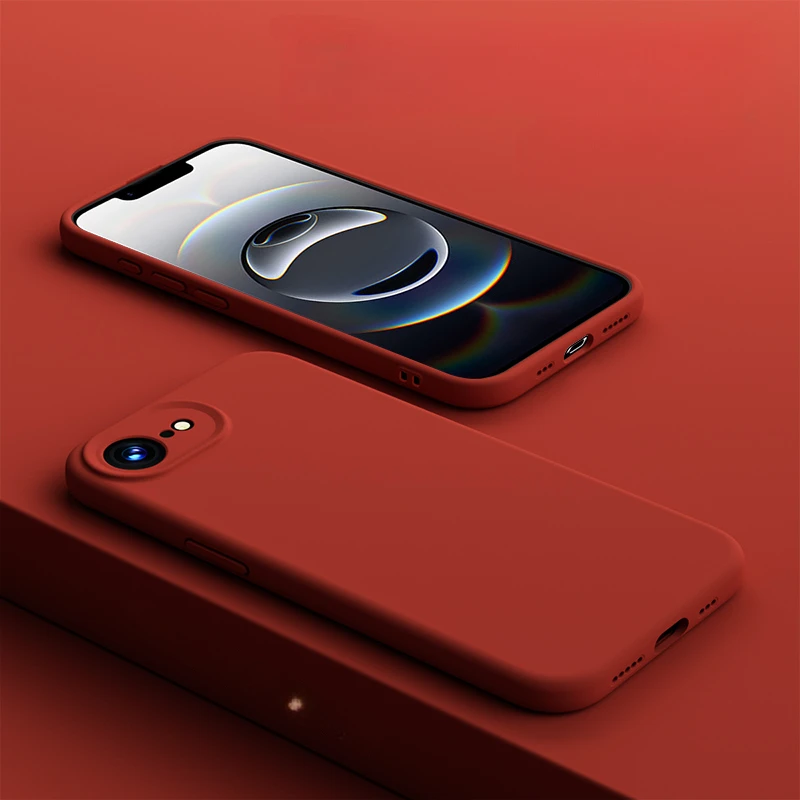 Für MagSafe Hülle für iPhone 17E Flüssigsilikon Magnetisch Stoßfest Einfarbig Matt Weiche Schutzhülle für iPhone 17 E 17e Bumper – Detail 2