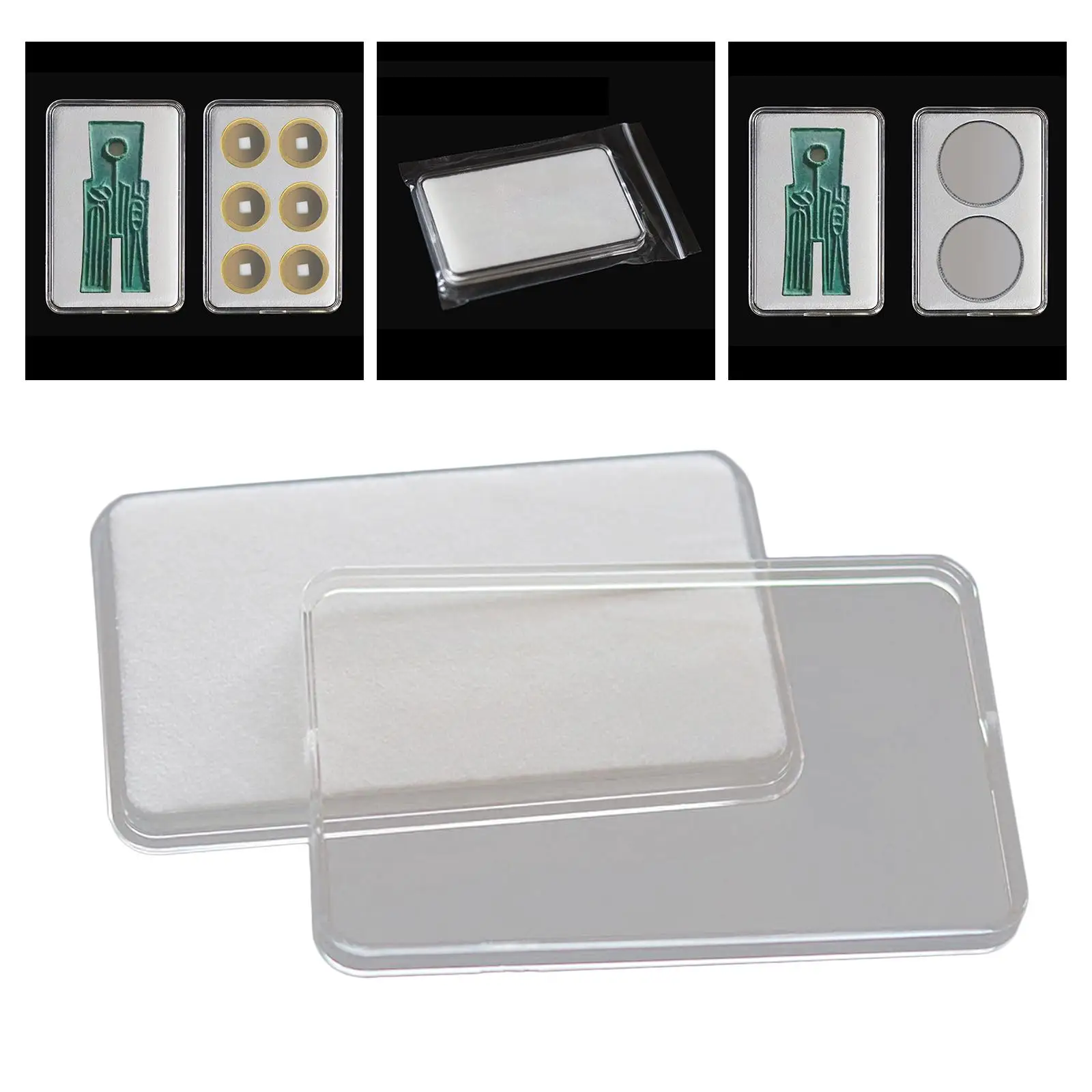 Transparent Displaying Container Holder Easy to Use Protective Collection Organizer