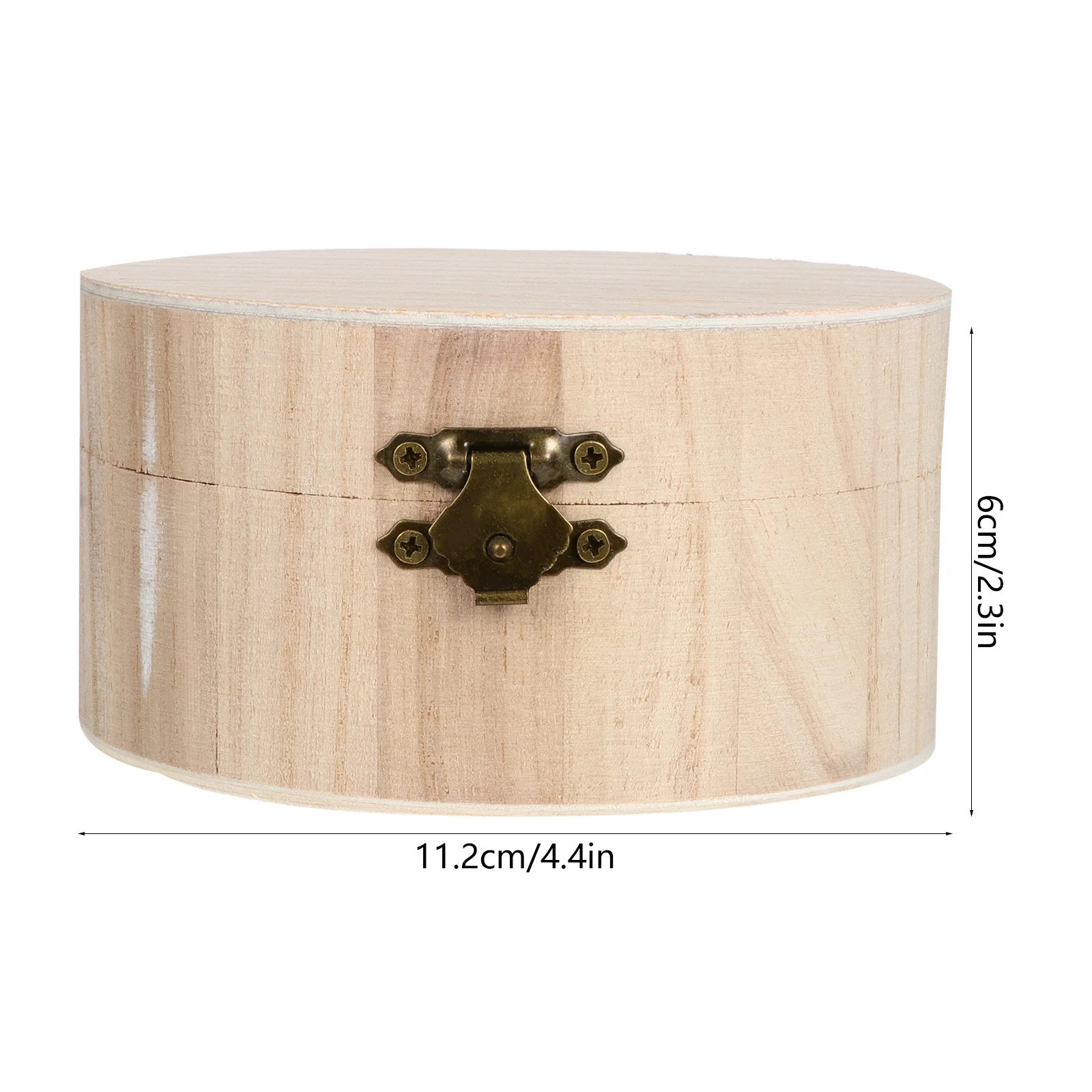 1 قطعة صندوق مجوهرات خشبي لتقوم بها بنفسك صغيرة الحجم حلقة القرط المنظم تخزين هدية مثالية حامل مجوهرات عرض حامل حلقة خشبية