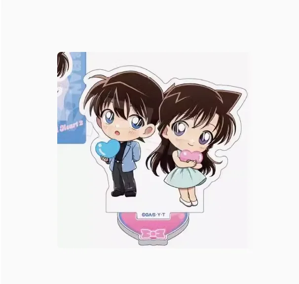 Anime Detective Conan Mouri Ran Furuya Rei Stand Figuur Acryl Model Plaat Cosplay Collection Desktop Decor