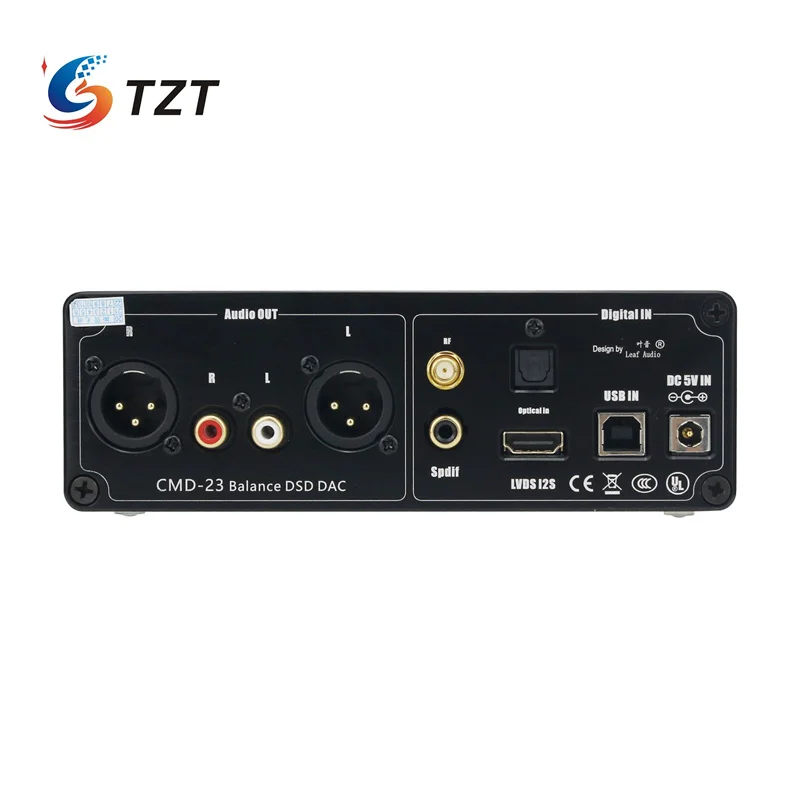 TZT CMD-23 9038Q2M Amplificatore per cuffie completamente bilanciato DAC Audio Bluetooth 5.0 DAC DSD512 assemblato