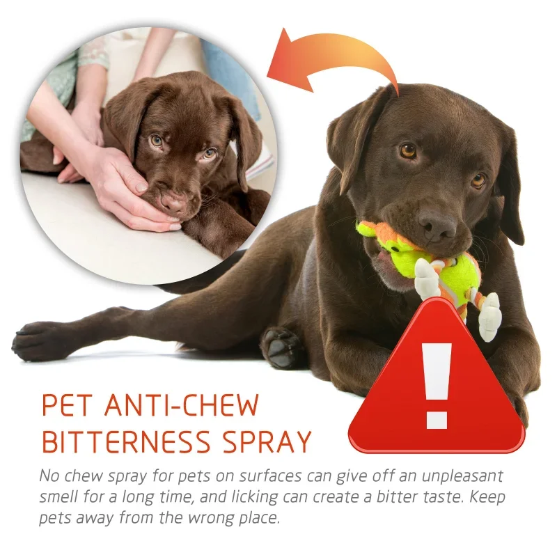 Pet Anti Chew Spray Prevent Biting Scratching Stop Sofa Chewing Gnawing Corrector Furniture Protect Dog Behavior Training Liquid