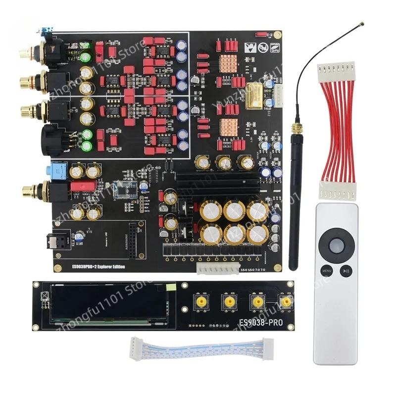 ES9038PRO Decoder Board DAC Board DSD 384K /Amanero USB /Bluetooth 5.0 Lossless Fiber Coaxial Decoder