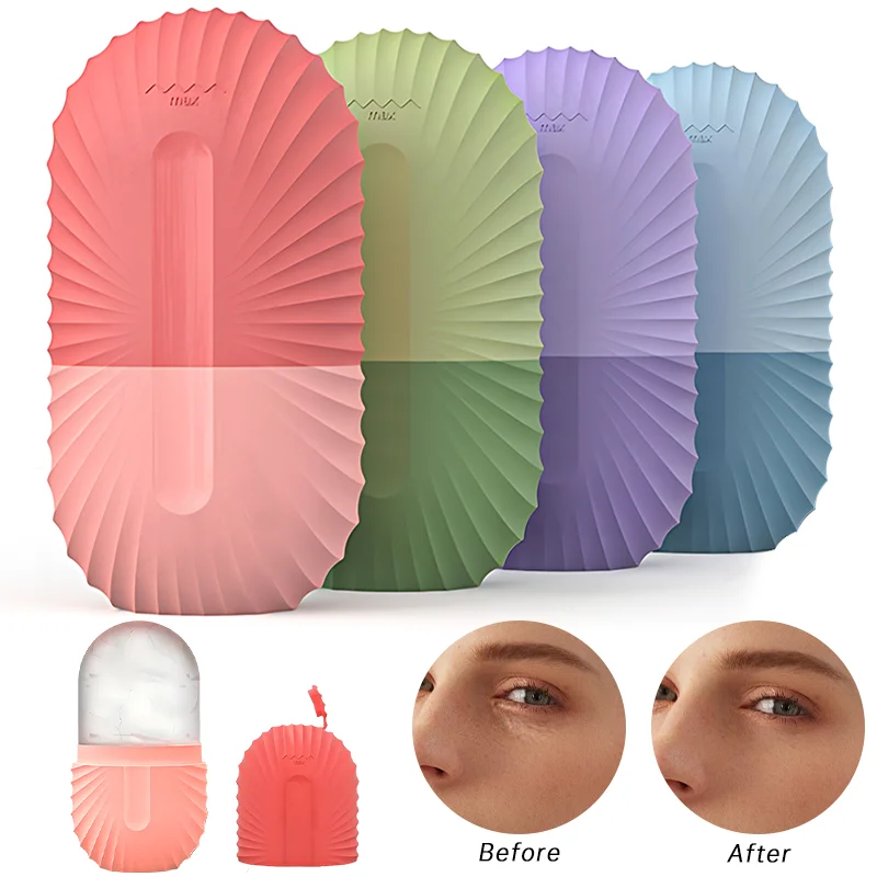 Facial Ice Cube Mold Silicone Skin Care Beauty Lifting Contouring Tools Ice Globe Balls Face Massage Skin Care Tool