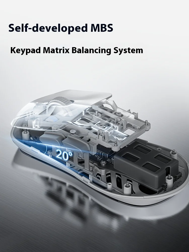 VGN 경쟁용 게이밍 마우스 마그네슘 합금 54g 경량 듀얼 8K 무선 마우스 42000dpi PAW3950 센서 게이밍 e스포츠용