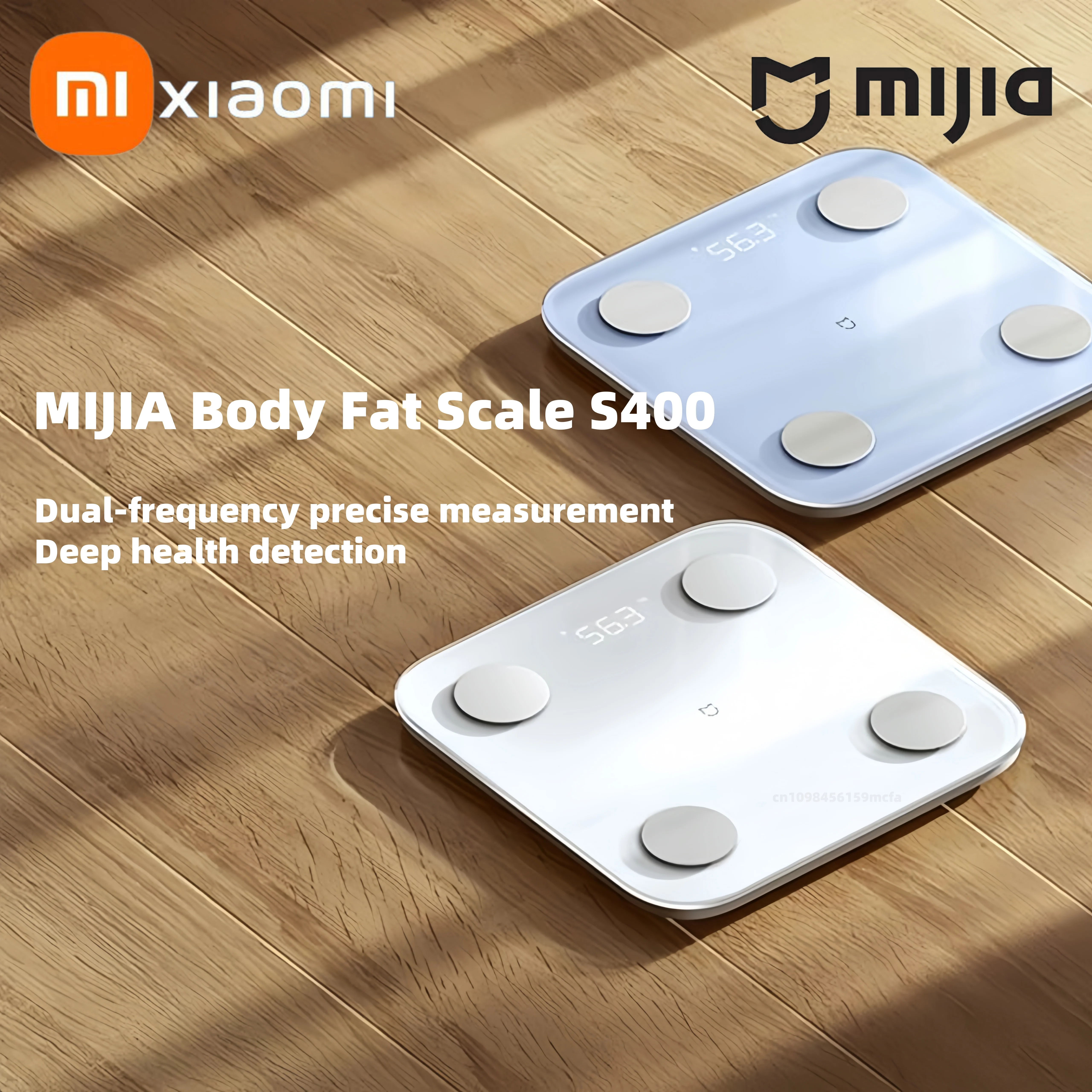 

Xiaomi Mijia Body Fat Scale S400 Bluetooth5.0 Smart Home Body Composition Scale Max 150KG LED Display Dual Frequency Measurement