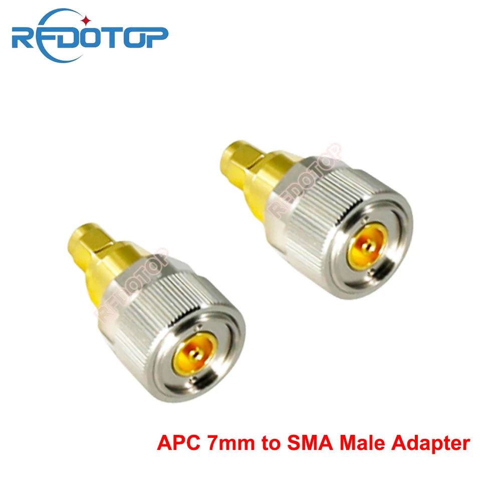 1PCS APC7 APC-7 to SMA Male Plug Connector for Network Analyzer Calibration High Frequency Test SMA-J to APC7 RF Coaxial Adapter