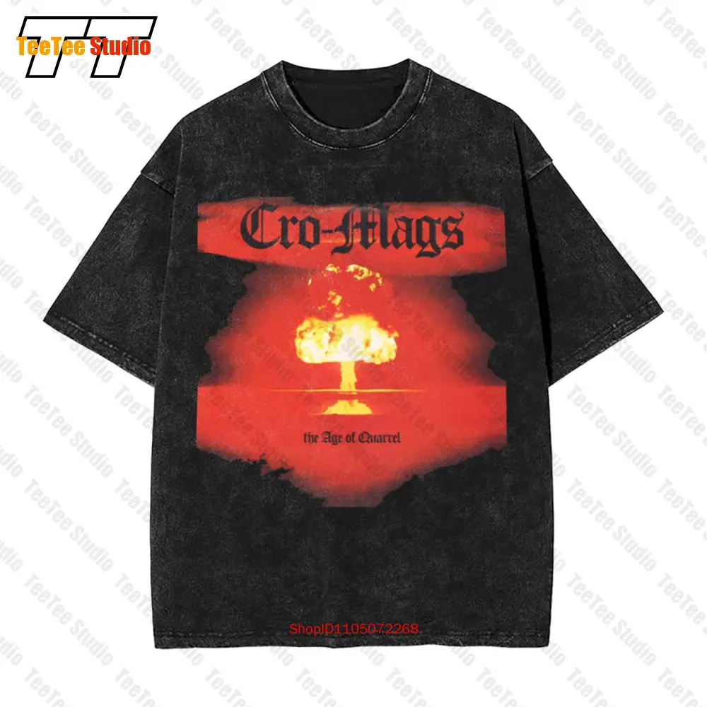 

Винтажная футболка большого размера Cro Mags «The Age Of Quarrel» T2RT