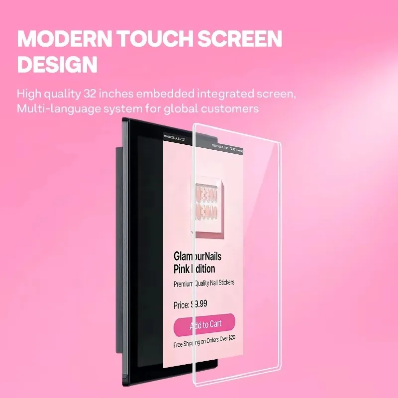 FL Vending Machine Custom Manufacturer Automatic Beauty Vending Machine DIY Finger Nails Printer Vending Machine Customized