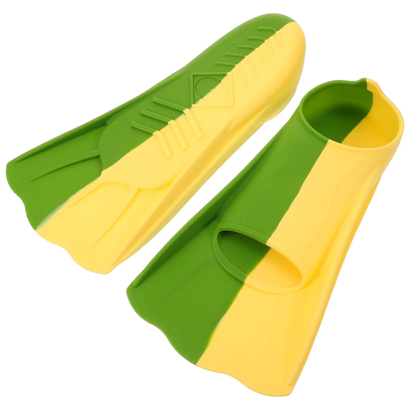 

1Pair Swimming Fins Flipper Set for Snorkeling Diving Training Soft Silicone Material Comfort Fit Unisex Swim Gear for Ocean