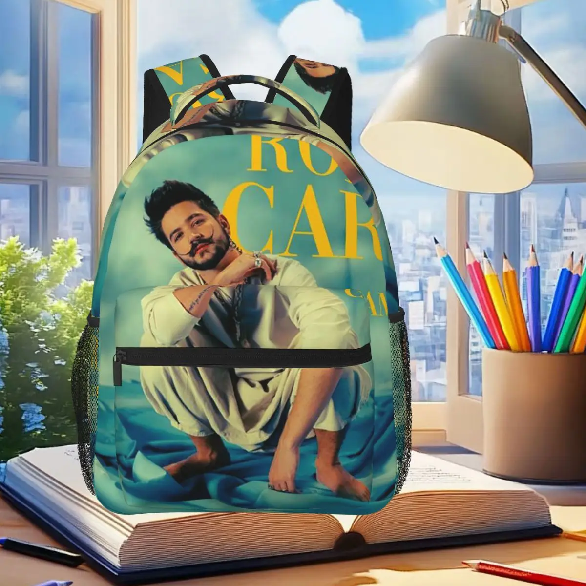 

Stylish Camilo Echeverry Hipster Backpack Student Boys Girls BookBag Kids School Bag Laptop Shoulder Bags for Men Women