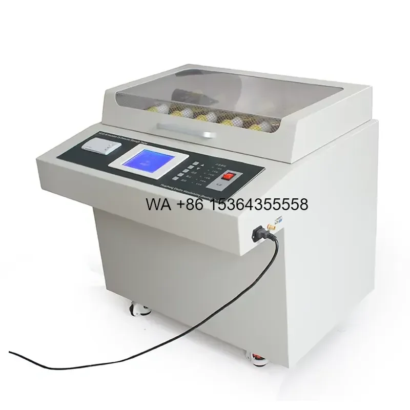 Wmwmnu for Huazheng OEM 6 Cup High Accuracy 3 Percent 80KV Transformer Oil BDV Dielectric Strength Tester Device