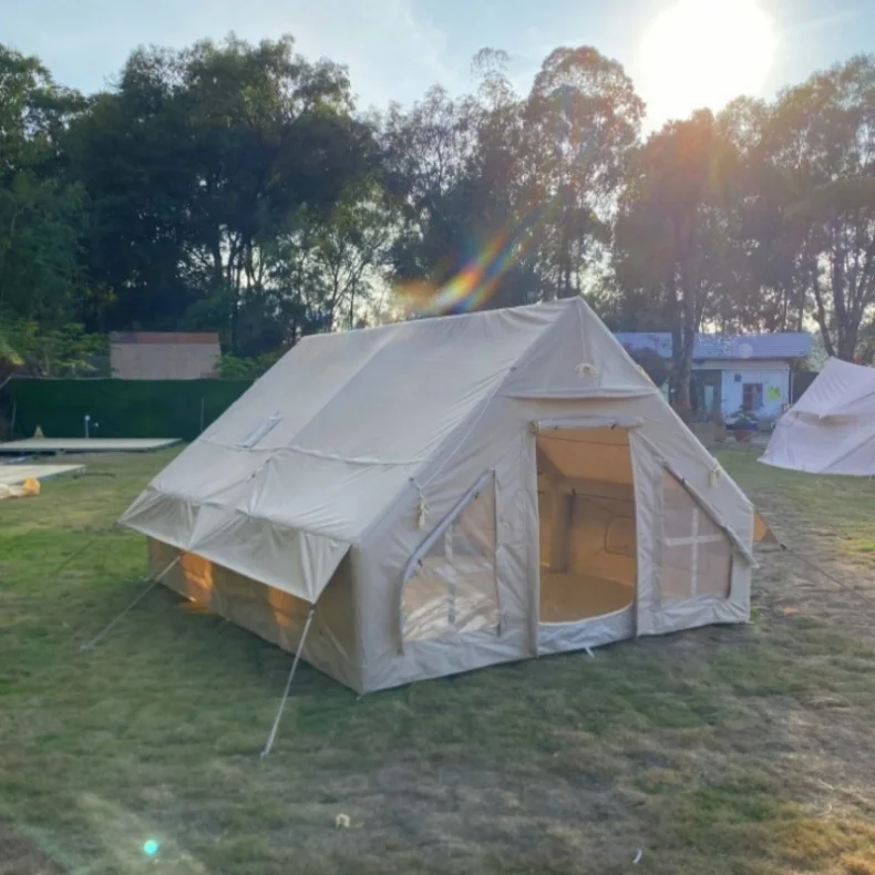 

Str 12 Sqm Inflatable Camping Tent Adventures (2/4/6 Person) Camping Tents 4 Persons Waterproof Outdoor Tents Waterproof Camping