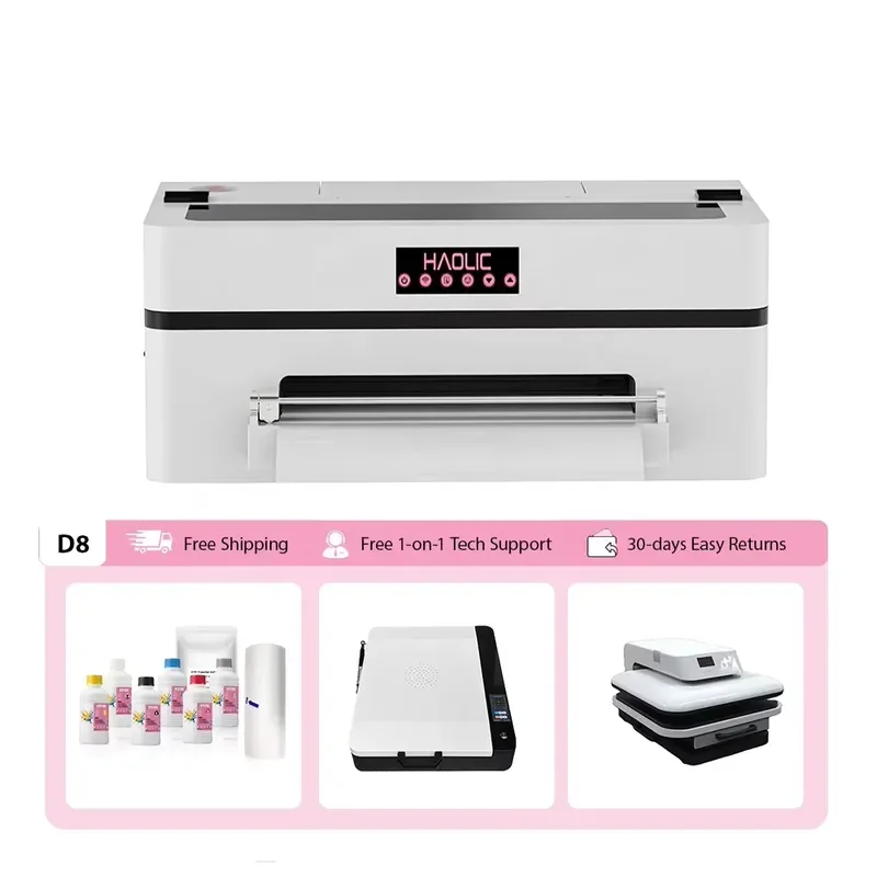 Haolic DX7 High-Precision Print Head A3 DTF UV Ink New Printer 1 Year Warranty for T-Shirts Cloth Textile Heat Transfer view 5