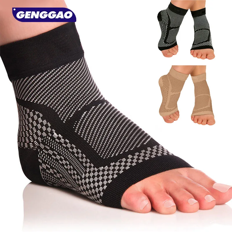 

1 Pair Ankle Brace Compression Sleeve Plantar Fasciitis Socks with Foot Arch Support Relieves Achilles Tendonitis, Joint Pain