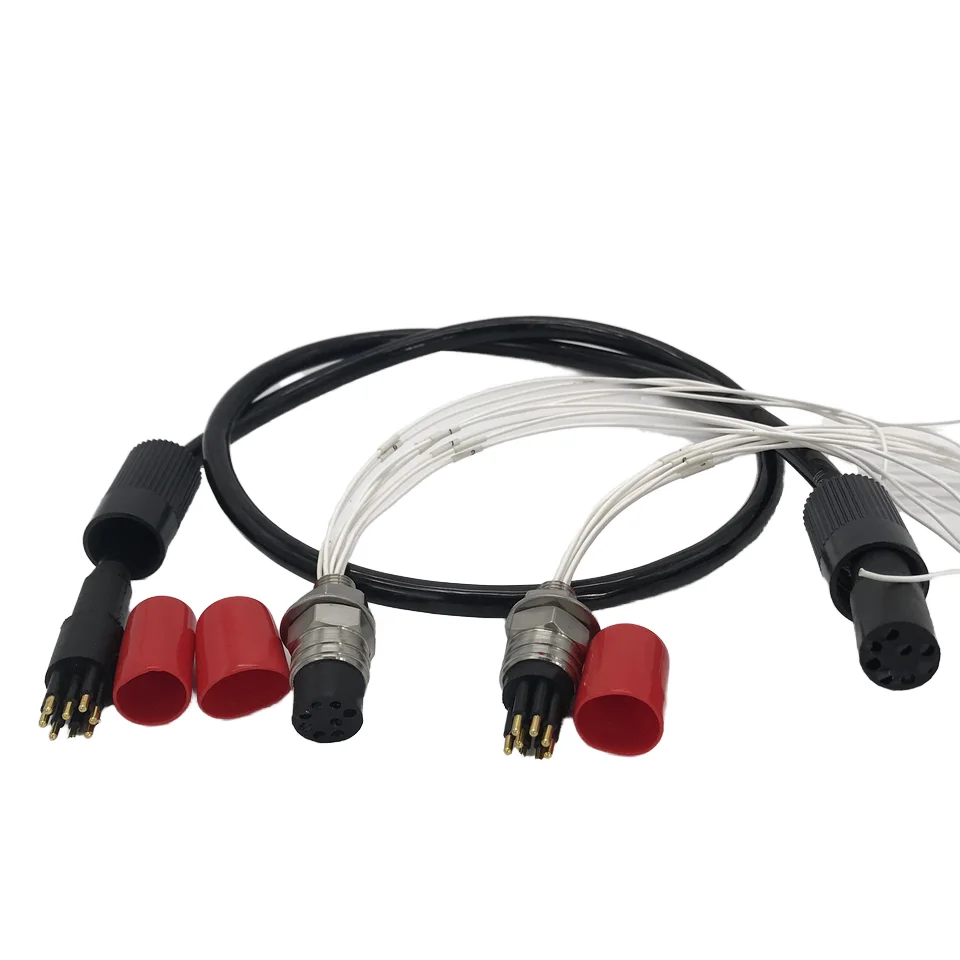 IP69K Waterproof MCBH8M MCIL8F 8Pin Subconn Underwater Connector Rov Cable Subsea Wet Bulkhead for Electrical Equipment