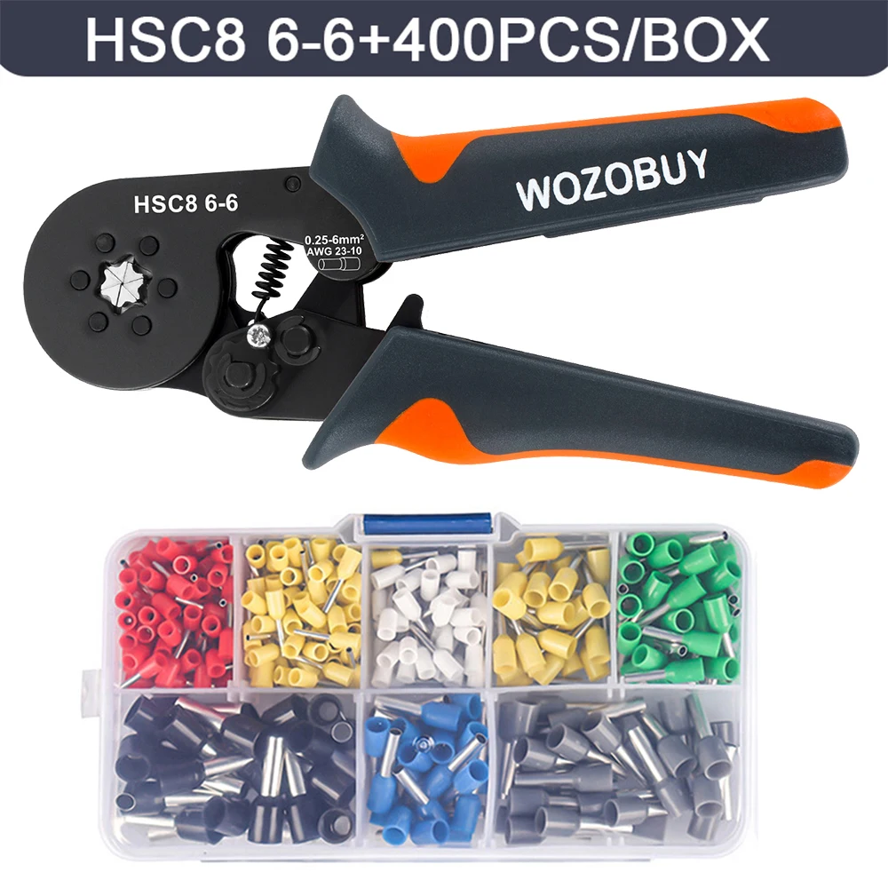Ferrule Crimpen Werkzeug HSC8 6-4/6-6 Elektrische Crimper Zange Für Draht Ende Crimp Rohr Terminals Elektrische Schaltung Reparatur