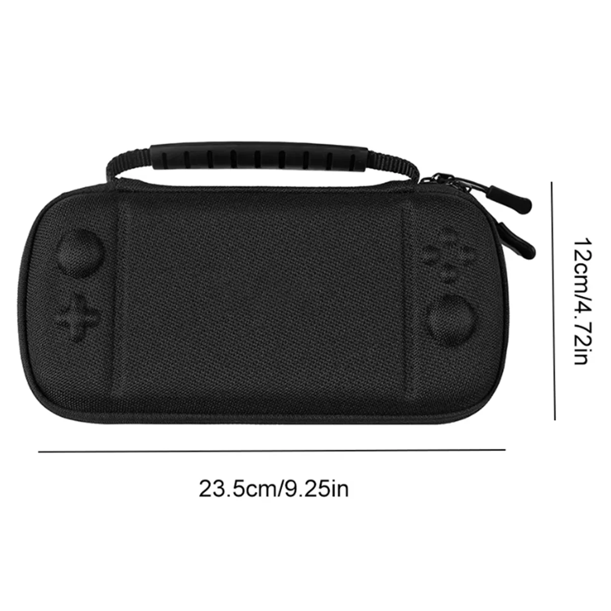 A03R Hard Carrying Case Portable Storage Bag Shockproof Storage Case Anti-Scratch for Ayn Odin 2 Handheld Game Console