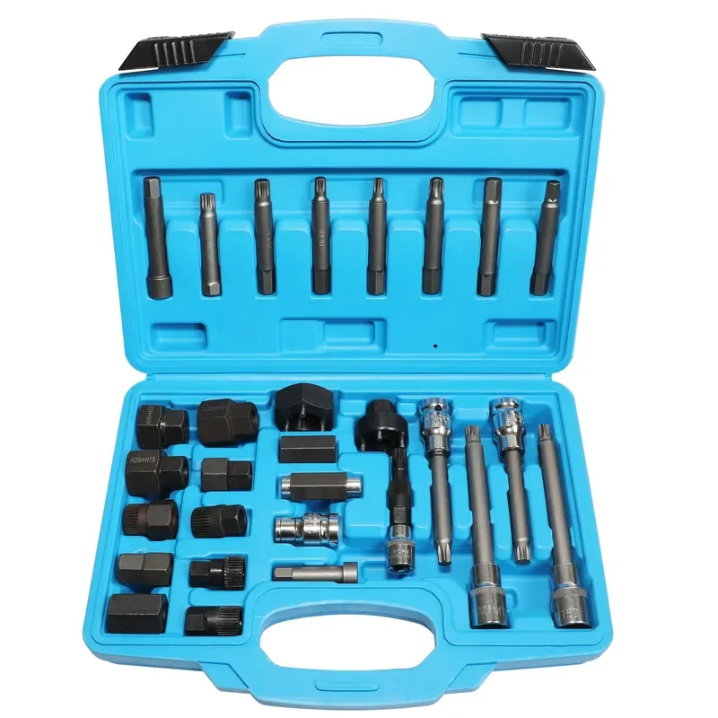 30 Pieces Alternator Clutch Freewheel Pulley Removal and Installation Tool Socket Tool Set