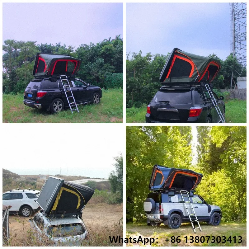 4x4 Offroad Hardtop Automatic Roof Top Tent Outdoor Camping Car Tent Instant Setup Compact Durable for Adventure Travel