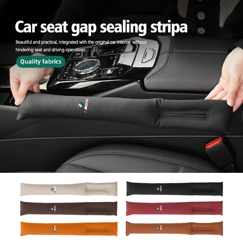 Car Seat Gap Filler Soft Padding Suede Leak Pads Plug Spacer For BMW G30 G20 M3 M5 E91 E92 E93 E36 E70 X3 X4 X5 X1 E39 F30