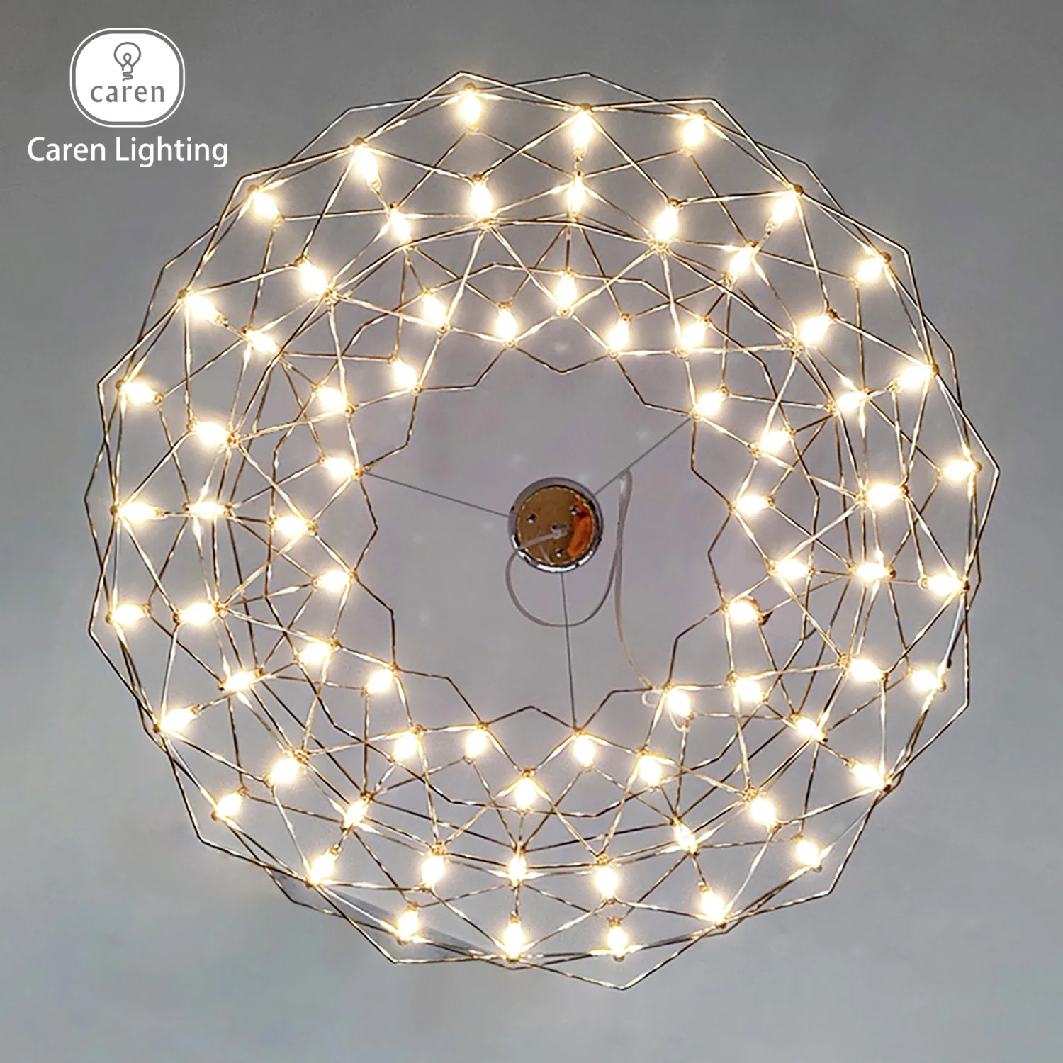 Caren Lighting lustre LED moderno mooi Raimond Meticulosamente feito à mão estrutura projetada com precisão LEDs embutidos
