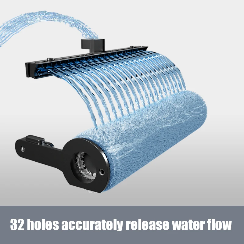 コードレス電動モップフロアスクラバー、40分の稼働時間、LEDデジタルディスプレイ、堅木/タイル用の3つのクリーニングモード付き