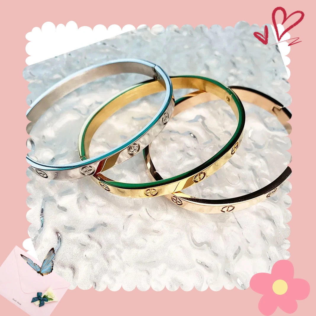 

925 High-quality Silver Cross Ring Design Gold and Silver Rose Gold Ladies' Bracelet Simple Style Diy Goddess Festival Gift