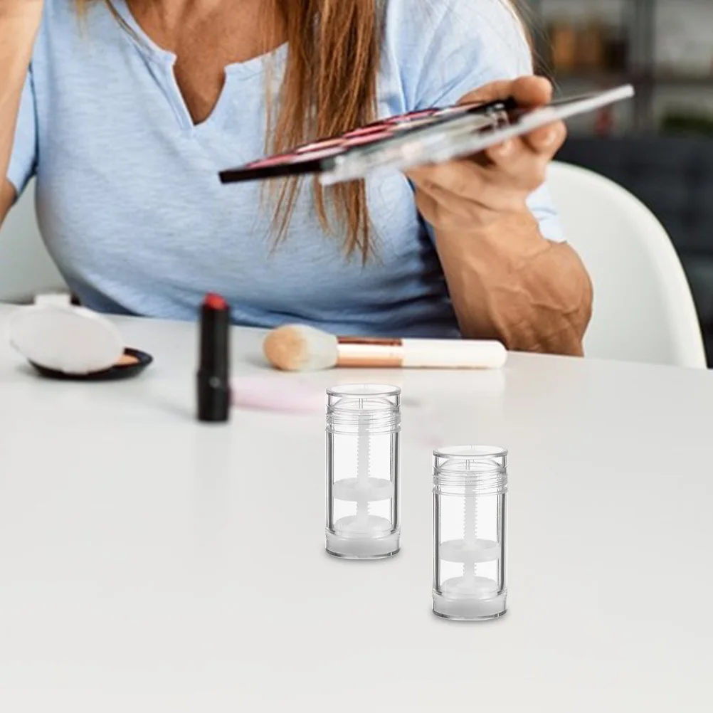 

8pcs 30Ml Plastic For Tube Deodorant Solid Perfume Lip Balm Storage Bottle Refillable Bottle Storage Container